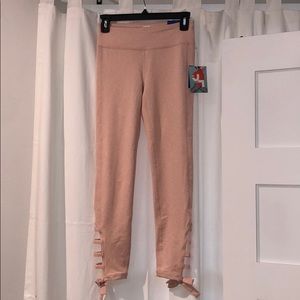 Ballet Pink Tie Athletic Pants